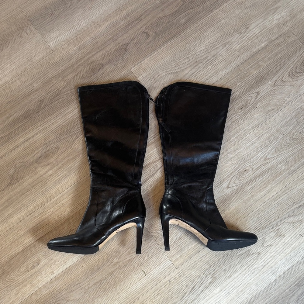 Nine West Black Heeled Boots